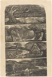 The Pastorals of Virgil, 1821. Creator: William Blake