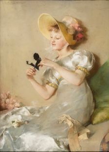 The Papercutting, c. 1890