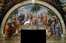 The Parnassus (Fresco in Stanza della Segnatura), ca 1510-1511. Creator: Raphael (Raffaello Sanzio da Urbino) (1483-1520)