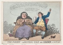 The Parody, or Mother Cole and Loader, April 10, 1784., April 10, 1784. Creator: Thomas Rowlandson