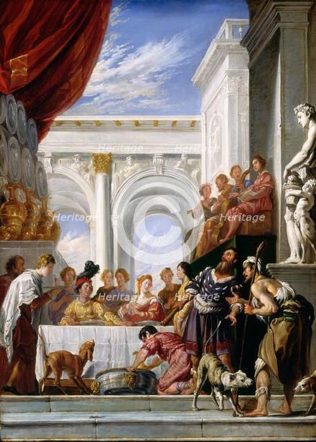 The Parable of Lazarus and the Rich Man, 1618/1628. Creator: Unknown.