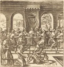 The Parable of the Marriage Feast, probably c. 1576/1580. Creator: Leonard Gaultier