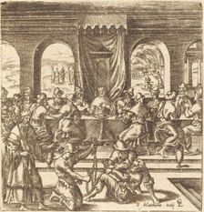 The Parable of the Marriage Feast, probably c. 1576/1580. Creator: Leonard Gaultier