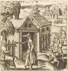 The Parable of the Blind Man, probably c. 1576/1580. Creator: Leonard Gaultier