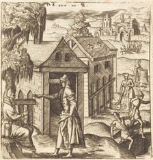 The Parable of the Blind Man, probably c. 1576/1580. Creator: Leonard Gaultier