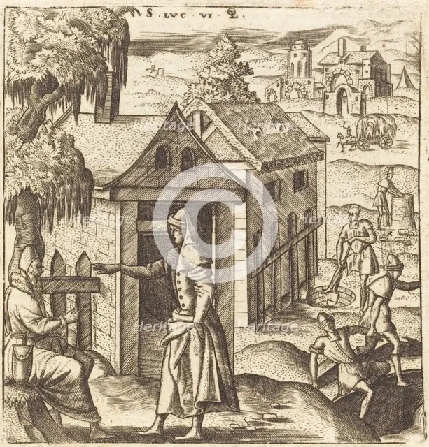The Parable of the Blind Man, probably c. 1576/1580. Creator: Leonard Gaultier.