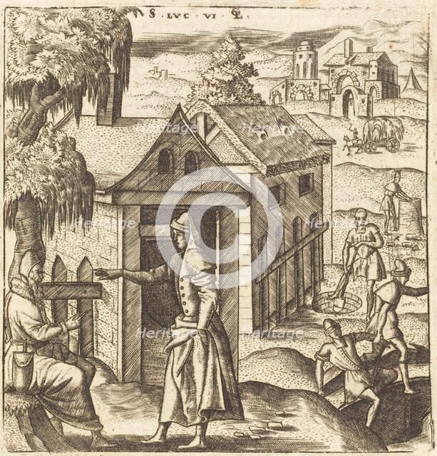 The Parable of the Blind Man, probably c. 1576/1580. Creator: Leonard Gaultier.