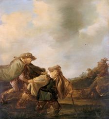 The parable of the blind c1630-1652. Creator: Benjamin Gerritz Cuyp
