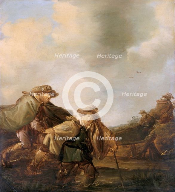 'The parable of the blind', c1630-1652. Creator: Benjamin Gerritz Cuyp.