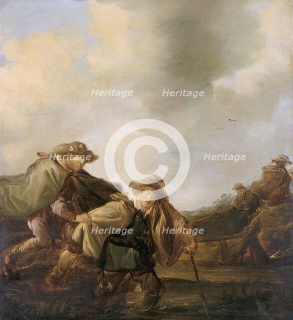 'The parable of the blind', c1630-1652. Artist: Benjamin Gerritz Cuyp.