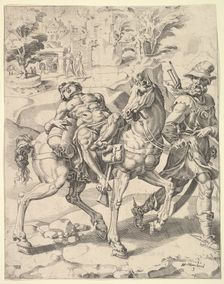 The Parable of the Good Samaritan, 1549. Creator: Dirck Volkertsen Coornhert