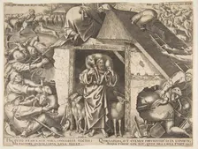 The Parable of the Good Shepherd, 1565. Creator: Philip Galle