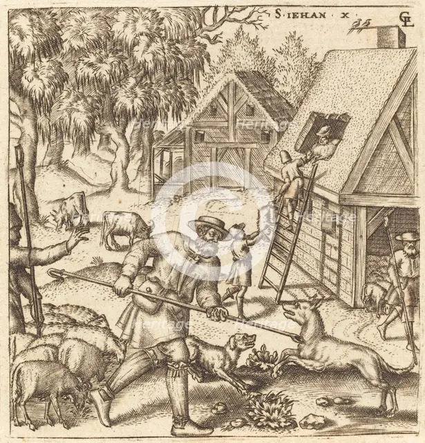 The Parable of the Good Shepherd, probably c. 1576/1580. Creator: Leonard Gaultier.