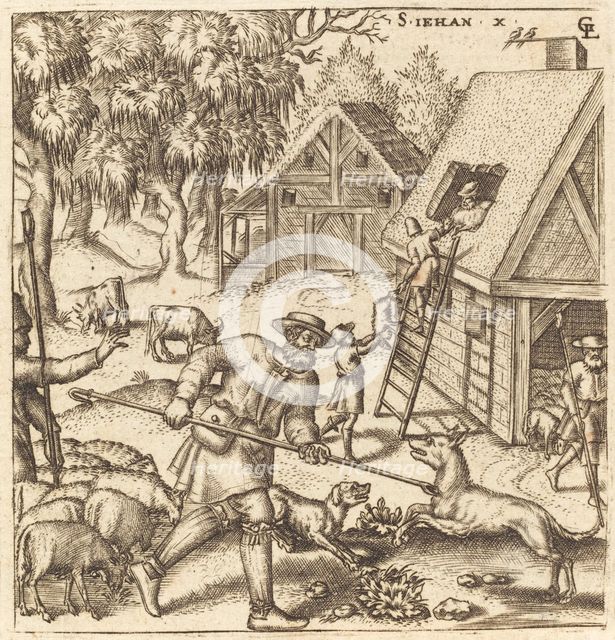 The Parable of the Good Shepherd, probably c. 1576/1580. Creator: Leonard Gaultier.