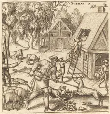 The Parable of the Good Shepherd, probably c. 1576/1580. Creator: Leonard Gaultier