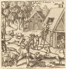 The Parable of the Good Shepherd, probably c. 1576/1580. Creator: Leonard Gaultier