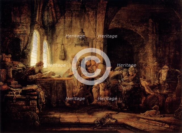 'The Parable of the Labourers in the Vineyard', 1637. Artist: Rembrandt Harmensz van Rijn    