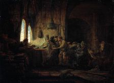 The Parable of the Labourers in the Vineyard 1637. Artist: Rembrandt Harmensz van Rijn