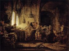 The Parable of the Labourers in the Vineyard 1637. Artist: Rembrandt Harmensz van Rijn