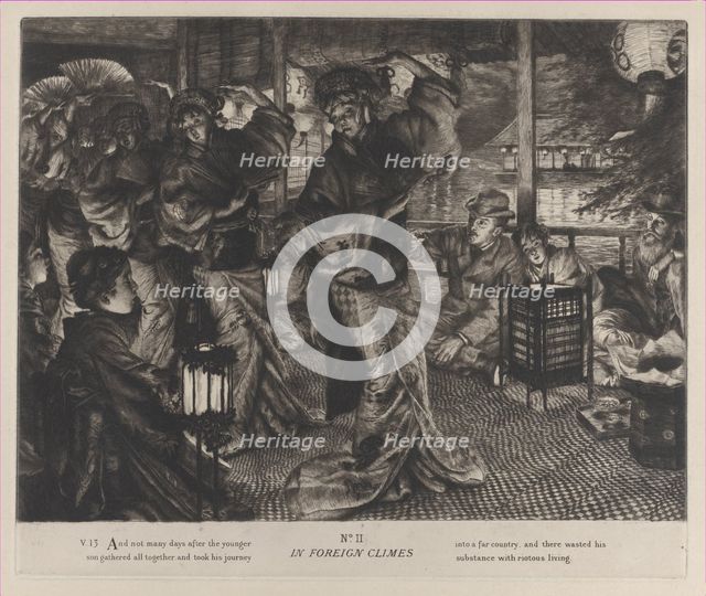 The Parable of the Prodigal Son, No. II: In Foreign Climes, 1882. Creator: James Tissot.