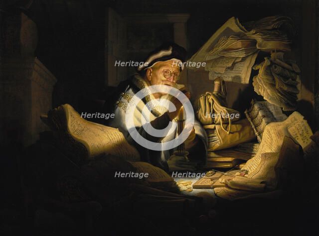 The Parable of the Rich Fool, 1627. Creator: Rembrandt van Rhijn (1606-1669).