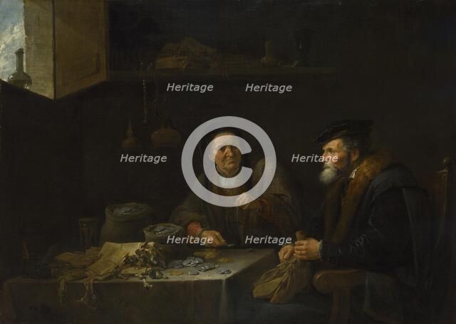 The Parable of the Rich Fool, 1648. Artist: Teniers, David, the Younger (1610-1690)