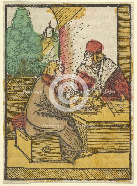 The Parable of the Rich Man and the Housekeeper, 2, from Das Plenarium, 1517. Creator: Hans Schäufelein the Elder.