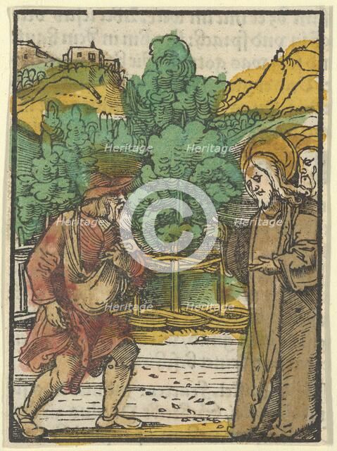 The Parable of the Sower, from Das Plenarium, 1517. Creator: Hans Schäufelein the Elder.