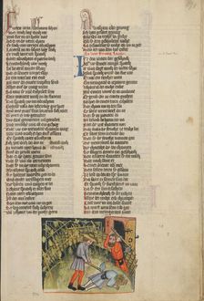 The Parable of the Vine; Weltchronik, about 1400-1410. Creator: Unknown