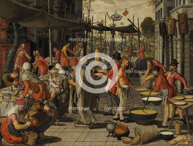The Parable of the Wedding Feast. Creator: Aertsen, Pieter (1508-1575).