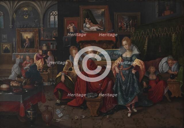 The Parable of the Wise and Foolish Virgins, c1600-1610. Creator: Francken, Hieronymus II (1578-1623).