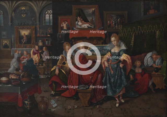 The Parable of the Wise and the Foolish Virgins, 1593-1623. Creator: Hieronymus Francken II.