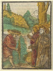 The Parable of the Workers in the Vineyard, from Das Plenarium, 1517. Creator: Hans Schäufelein the Elder