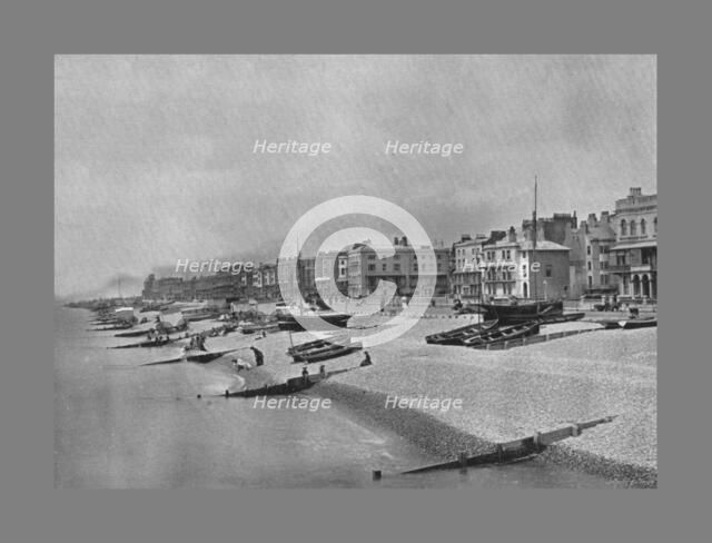 The Parade Worthing, c1900. Artist: William James Gardiner.