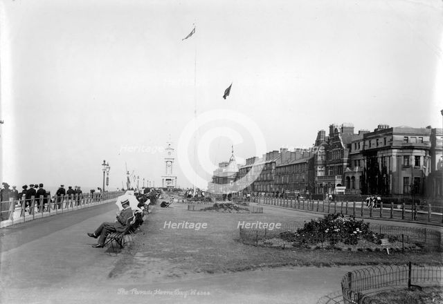 The Parade, Herne Bay, Kent, 1890-1910. Artist: Unknown
