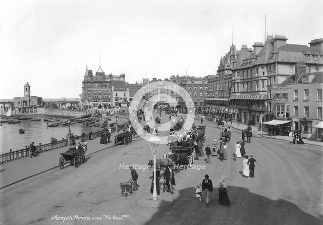 The Parade, Margate, Kent, 1890-1910. Artist: Unknown