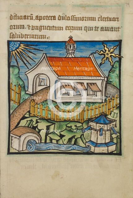 The Paradise of All Delights;The Enclosed Garden, Sealed Fountain, Stella Maris..., about 1480-1490. Creator: Unknown.