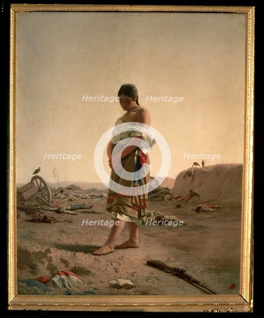  'The Paraguayan; image of your desolate homeland', oil 1880.