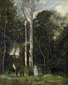 The Parc des Lions at Port-Marly, 1872. Creator: Jean-Baptiste-Camille Corot