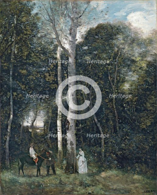 The Parc des Lions at Port-Marly. Artist: Corot, Jean-Baptiste Camille (1796-1875)