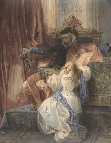 The Pardon Refused (from Sir Walter Scott's "Kenilworth"), ca. 1826-29. Creator: Camille Joseph Etienne Roqueplan