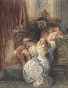 The Pardon Refused (from Sir Walter Scott's "Kenilworth"), ca. 1826-29. Creator: Camille Joseph Etienne Roqueplan