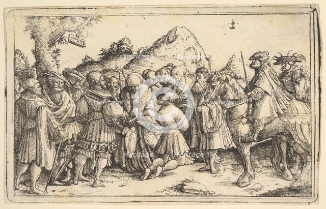 The pardoning of a criminal, 1531. Creator: Christoph Bockstorffer.