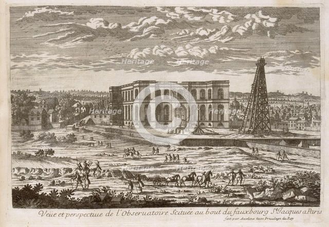 The Paris Observatory. Creator: Aveline, Pierre Alexandre (1702-1760).