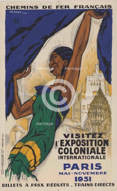 The Paris Colonial Exhibition (Exposition coloniale internationale), 1931. Creator: Dransy, Jules Isnard (1883-1945).