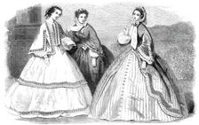 The Paris Fashions for September, 1860. Creator: Unknown