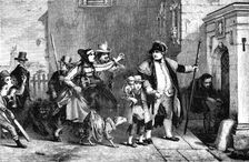 "The Parish Beadle" - painted by Sir David Wilkie, R.A. - from the National Gallery, 1856. Creator: Unknown