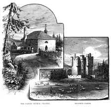 The Parish Church, Crathie, and Braemar Castle, Scotland, 1900