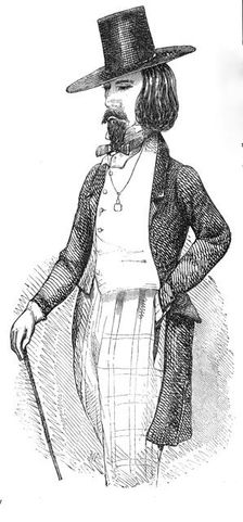 The Parisian Dandy, 1844. Creator: Unknown