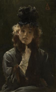 The Parisian Sphinx, c1880. Creator: Alfred Stevens